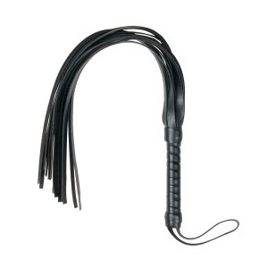 Black small leather whip