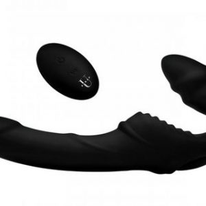 Pro Rider Strapless Strap-on Vibrator – Black