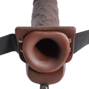 Hollow Squirting Strap-On – 22cm